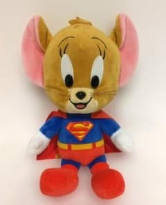 톰과 제리 슈퍼맨 봉제인형 WB100주년 기념 제리