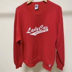 RUSSELL ATHLETIC Lady Cats スウェット レッド