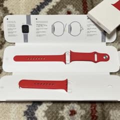 【中古品】Apple Watch 純正スポーツバンド（41mm／Red）のサムネイル