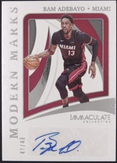 祝83得点】Bam Adebayo バム・アデバヨ /49 Auto - メルカリ