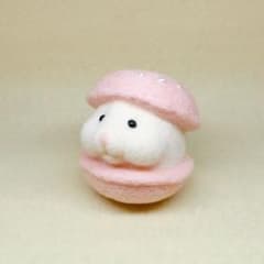 羊毛フェルト♡ハムスター♡マカロンのサムネイル