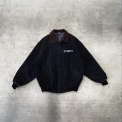 Union Line サンタフェジャケット90s USA製　ダック生地 アメリカ製 Union Line ダック サンタフェ ジャケット 黒 XL 古着