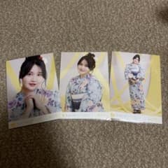藤沢莉子 ニアジョイ 生写真 浴衣 コンプのサムネイル
