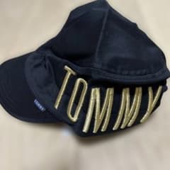 TOMMY ワークキャップ ブラック ゴールド刺繍のサムネイル