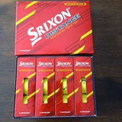 Srixon Distance ゴルフボールYELLOW 12個入り新品のサムネイル