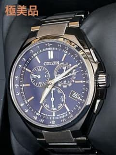 【極美品】アテッサ ソーラー電波CB5040-80L オールチタン  シルバーのサムネイル