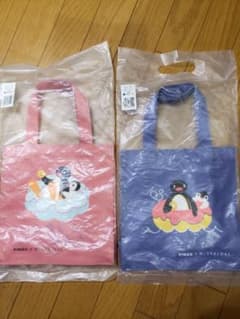♡新品未使用☆2個セット☆ミスド ピングー トートバッグ 景品♡のサムネイル