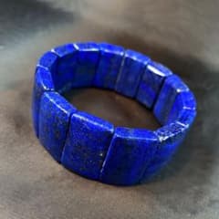 天然石 ラピスラズリ バングル 瑠璃 ブレスレットのサムネイル