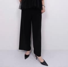 【ASYMM】コンフォートスリークストレートパンツ Lサイズ♡新品未使用のサムネイル