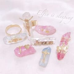 outlet ♥︎ handmade  天然石リングのサムネイル