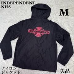 ☆INDEPENDENT NHS ナイロンジャケット バックプリント フード付き 