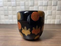 茶道】4代 川端近左 菊桐蒔絵 黒中棗 - メルカリ