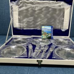 昭和レトロ　ナポレオン トレー　小皿　 フォークセットのサムネイル