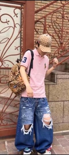 polo by ralph lauren ポロシャツ　swag drip y2k Ralph Lauren ビックポニー ポロシャツ swag drip y2k - メルカリ