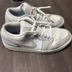 NIKE Air Jordan 1 Low ホワイト グレーのサムネイル
