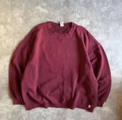 00s ラッセルアスレチック スウェットトレーナー レッド 2XL 無のサムネイル