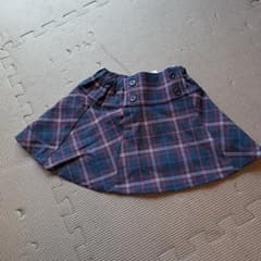 チェック柄スカート 90cmのサムネイル