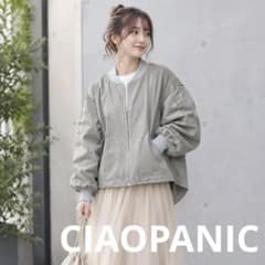 CIAOPANIC チャオパニック レディース ブルゾン ジャケット ベージュ