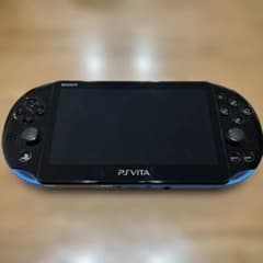 本*す様 PS Vita 本体 ブルーブラック 8GBメモリーカード ソフト付のサムネイル