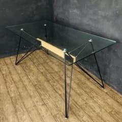 TEMPEREDGLASSガラスダイニングテーブ150x80x74cm手渡し歓迎 TEMPEREDGLASSガラスダイニングテーブ150x80x74cm手渡し歓迎 - メルカリ