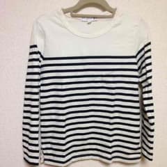もりもり様専用＊イネスUNIQLO ボーダーロングTのサムネイル