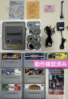 Nintendo スーパーファミコン ソフト7点付き すぐ遊べるセット 箱あり