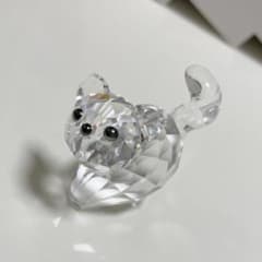 swarovski スワロフスキー 猫 ネコ ねこ cat 置物　フィギュアのサムネイル