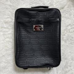 GIANNI VERSACE キャリーケース レザー ロゴ トラベルバッグ 旅行