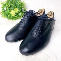 美品✨レペット 本革オックスフォード 黒 フランス製 38 上質レザー 美品✨レペット 本革オックスフォード 黒 フランス製 38 上質レザー