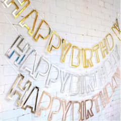 ❤︎ 即購入OK ❤︎ レターバナー HAPPY BIRTHDAY ガーランドのサムネイル