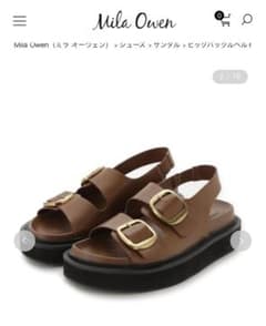 ビッグバックルベルトサンダルのサムネイル