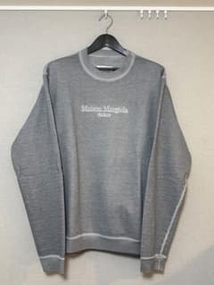 maison margiela ロゴ スウェット トレーナー グレー 44 - メルカリ