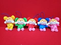 5種　ニャンちゅう カラフルぬいぐるみマスコット