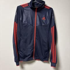 adidas トラックジャケット ジャージ ネイビーのサムネイル