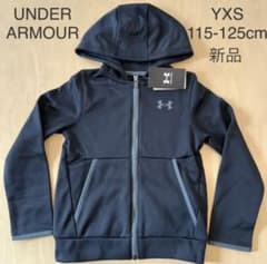 UNDER ARMOUR アンダーアーマー パーカー ブラック♡YXS 120♡のサムネイル