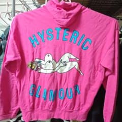 HYSTERIC GLAMOUR ジップアップパーカー ピンクのサムネイル