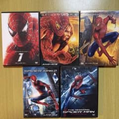 스파이더맨 DVD 5 작품 세트 어메이징 스파이더맨 동작 확인 완료