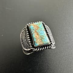 Navajo サンシャインリーブス　ターコイズ　リング Navajo Sunshine Reeves ターコイズ リング 16号 - メルカリ