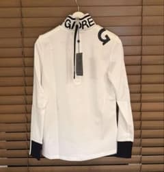 GFORE ハイネック長袖シャツ ホワイト Sサイズ - メルカリ