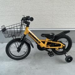 【引取り限定 大分市】HUMMER ハマー 自転車14インチ イエロー 引取り限定 大分市】HUMMER ハマー 自転車14インチ イエロー - メルカリ