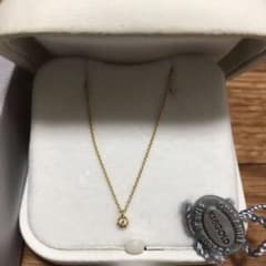 スタージュエリー　一粒ダイヤネックレス　18K 0.03ctのサムネイル