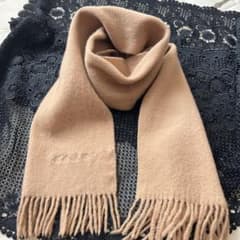 ヴィンテージ 美品✨】イヴ・サンローラン マフラー カシミヤ フリンジ