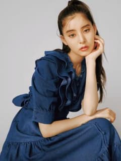 【即時配達】snidel新木優子コラボ　デニムワンピースのサムネイル