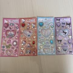 正規品　サンリオ　キラキラジュエルシール　シートセットのサムネイル