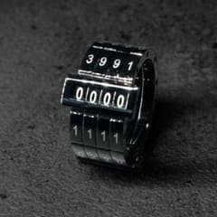 希少✨swatch bijoux SECRET CODE RING BLACK - メルカリ