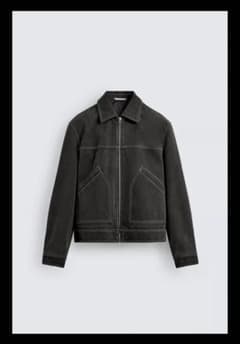 ZARA ウォッシュドエフェクトステッチジャケットのサムネイル
