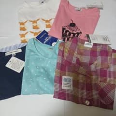 女児 Tシャツ シャツ まとめ売り 110cm 5点セットのサムネイル