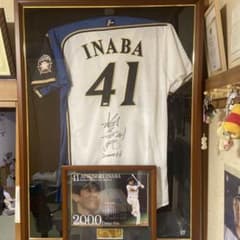 稲葉篤紀 通算2000安打達成記念 直筆サイン入りユニフォームラスト商品ですのサムネイル
