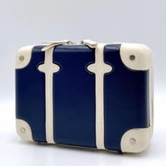 ANA×GLOBE-TROTTER コラボ機内ポーチ 白青 h1164