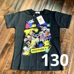 [신품] 스플라툰 3 반소매 T 셔츠 130 키즈 소년 Splatoon